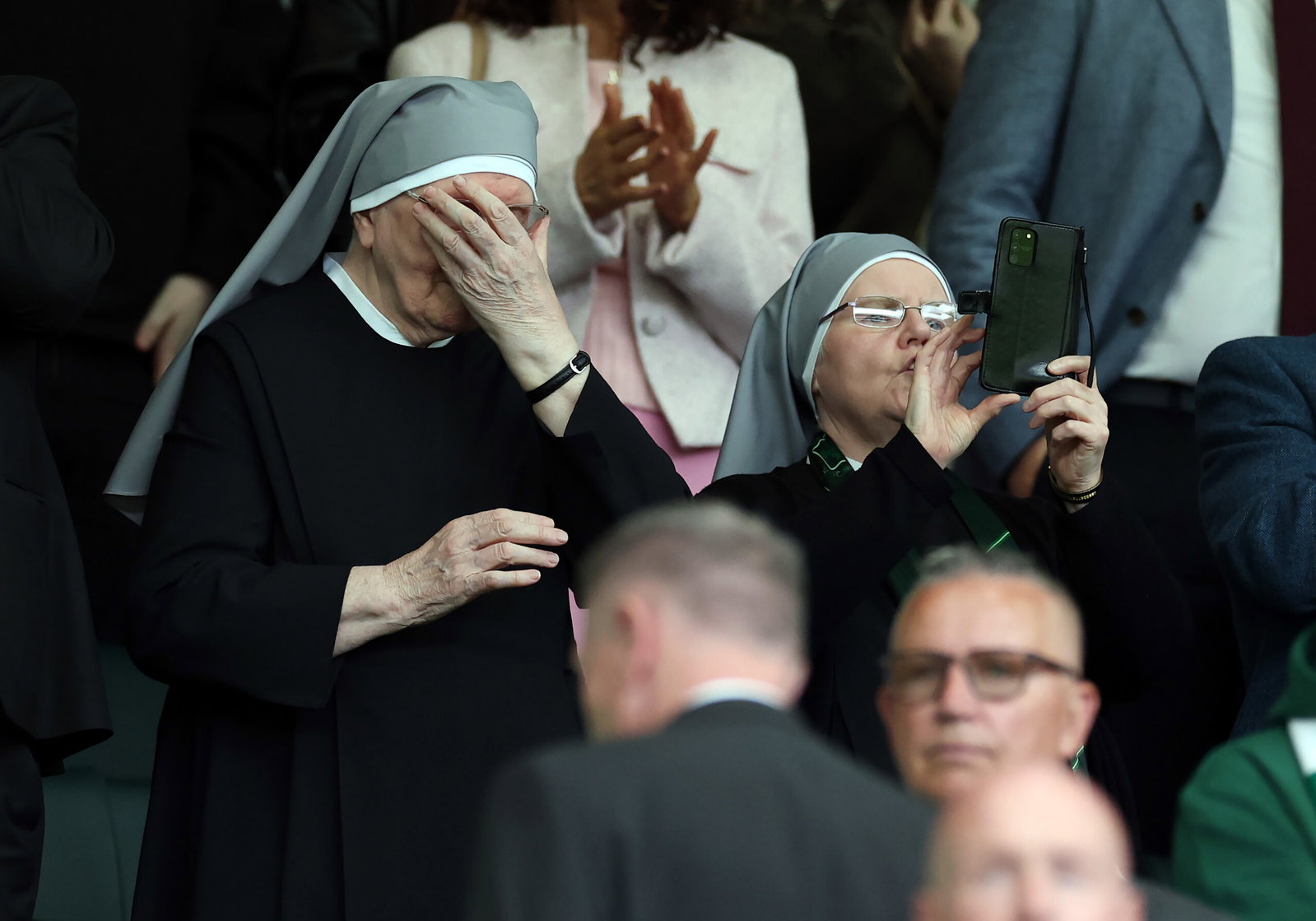 Two Celtic fans