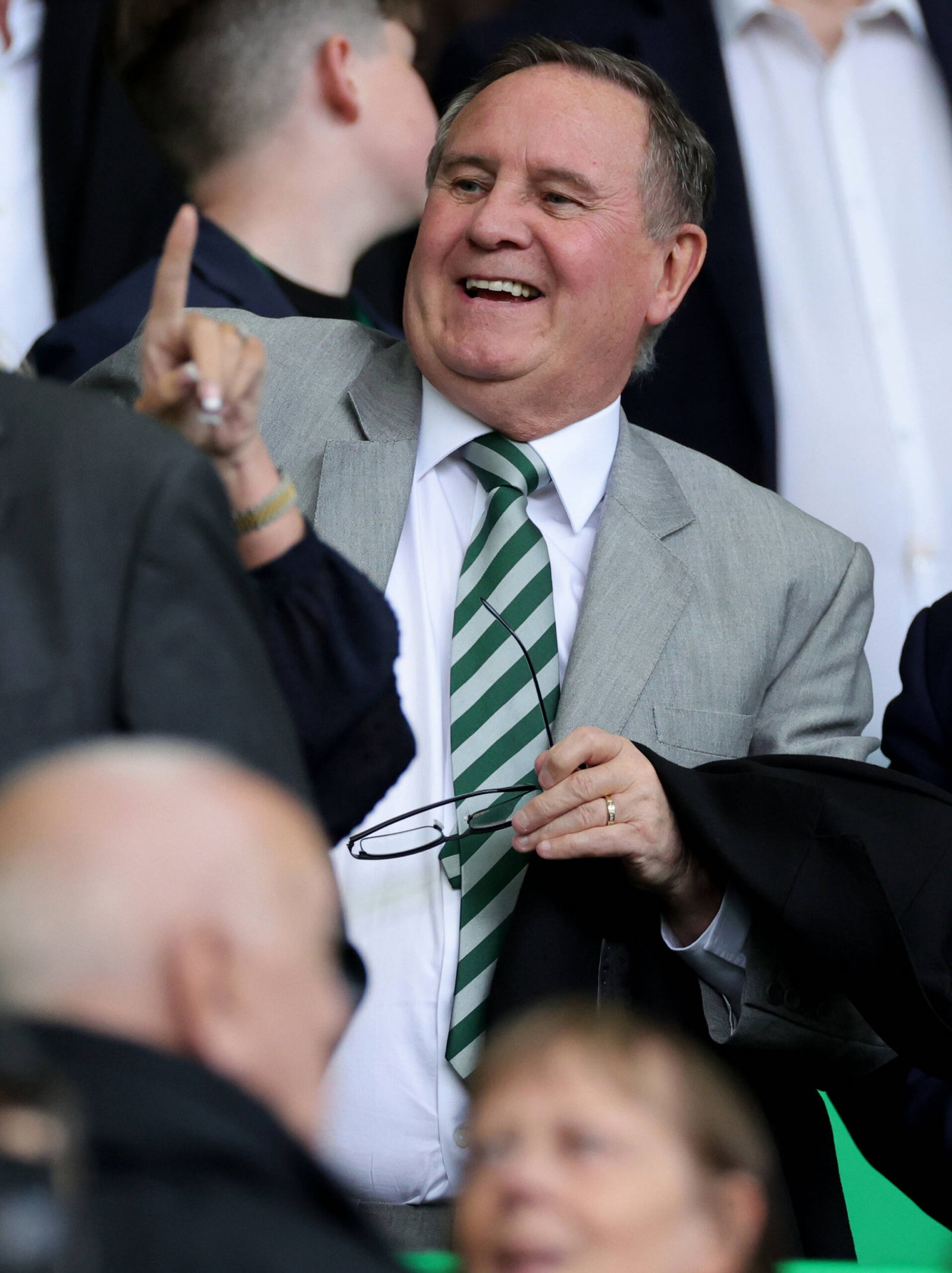 Willie Haughey at Celtic Park