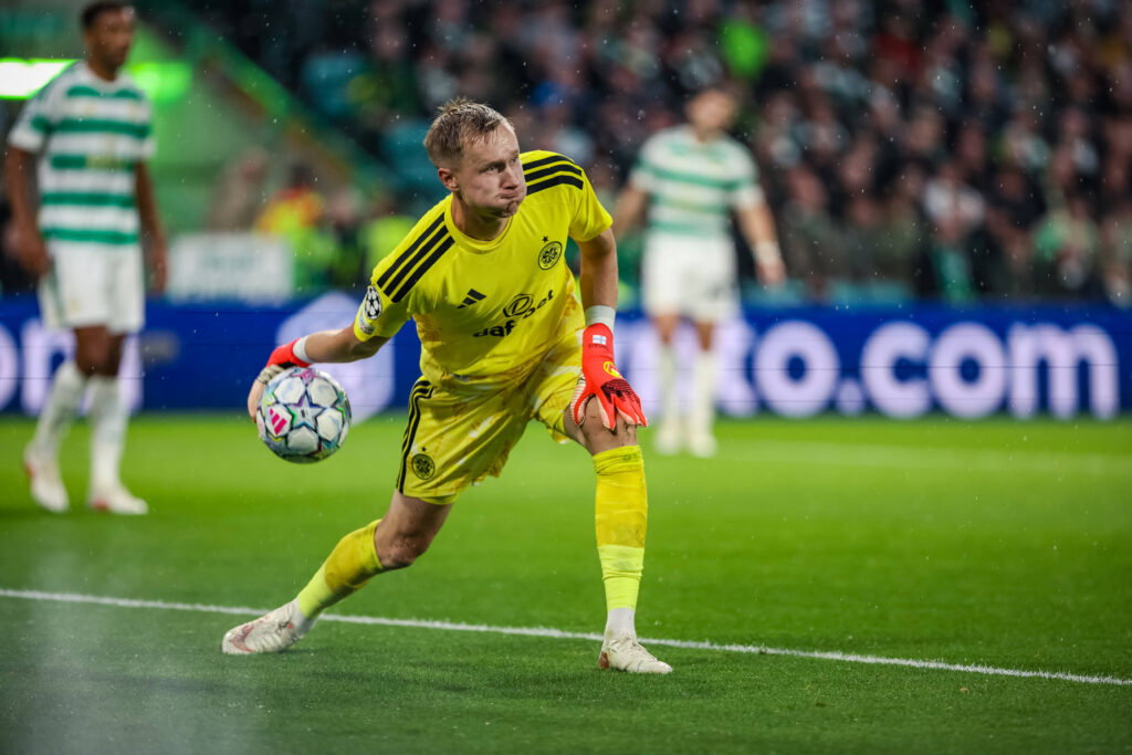 Viljami Sinisalo in action against LASK