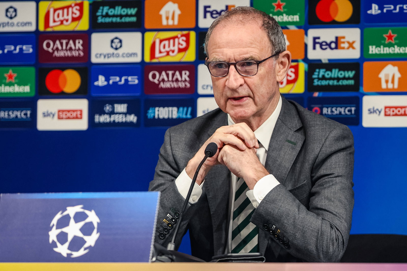 Martin O'Neill Media Conference in Linz