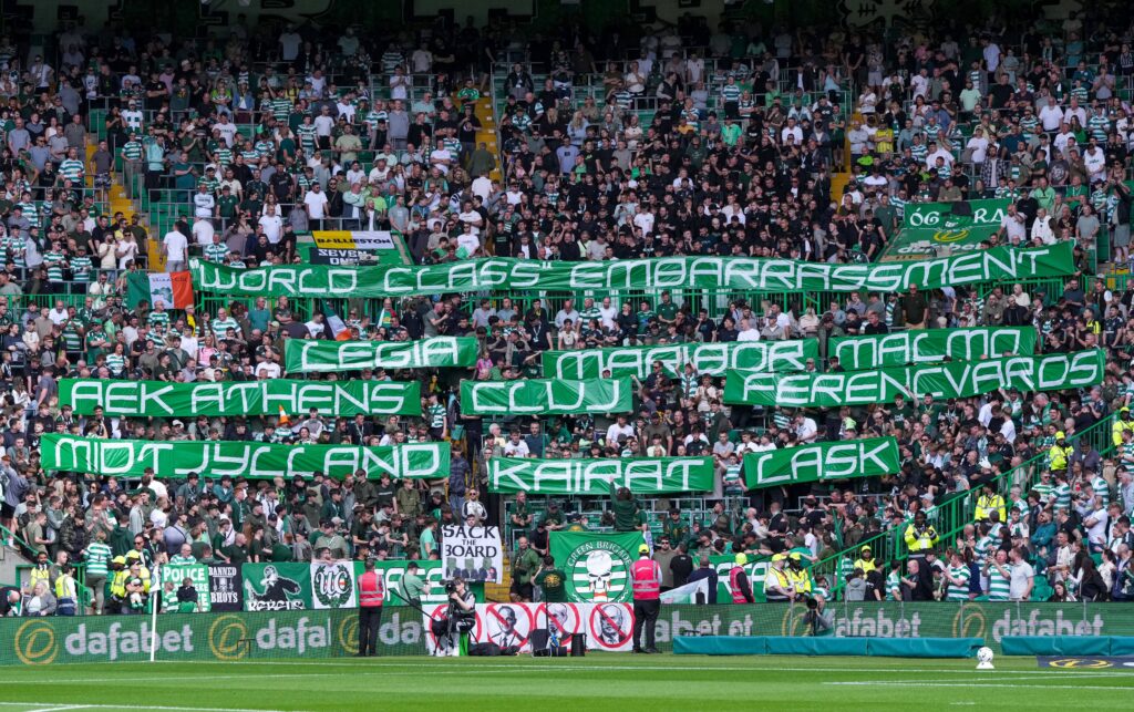 Green Brigade banners