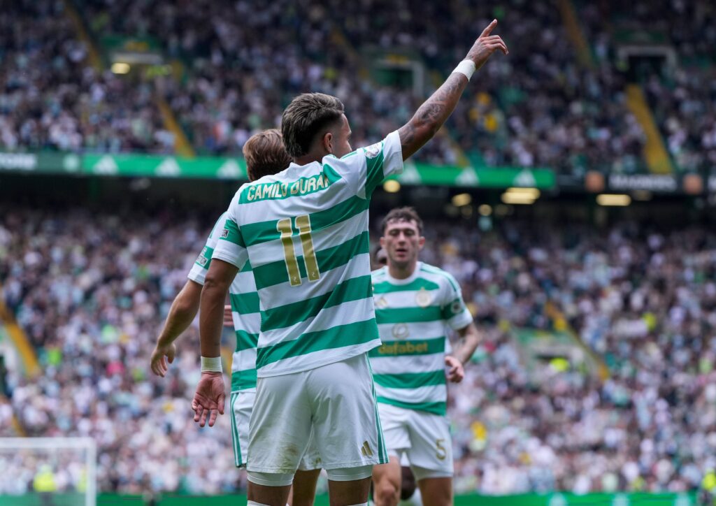 Camilo Duran celebrates
