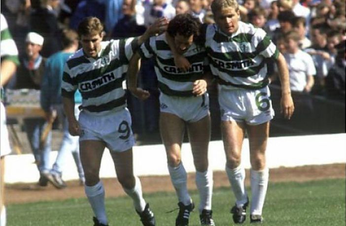 Billy Stark celebrates