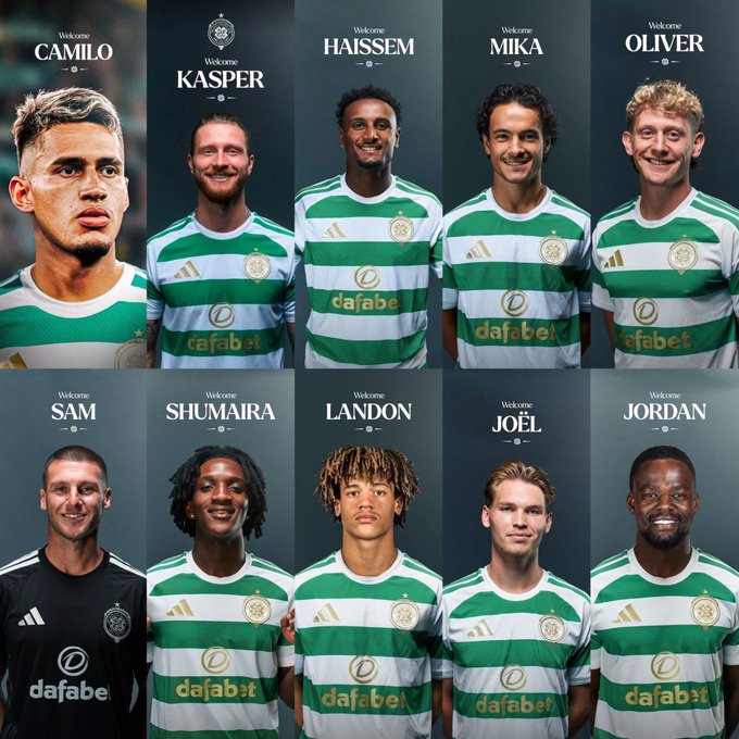 Celtic's summer signings