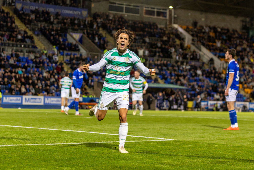 Celtic summer signing admits scale of Parkhead move has taken him by surprise Mika Baur celebrates