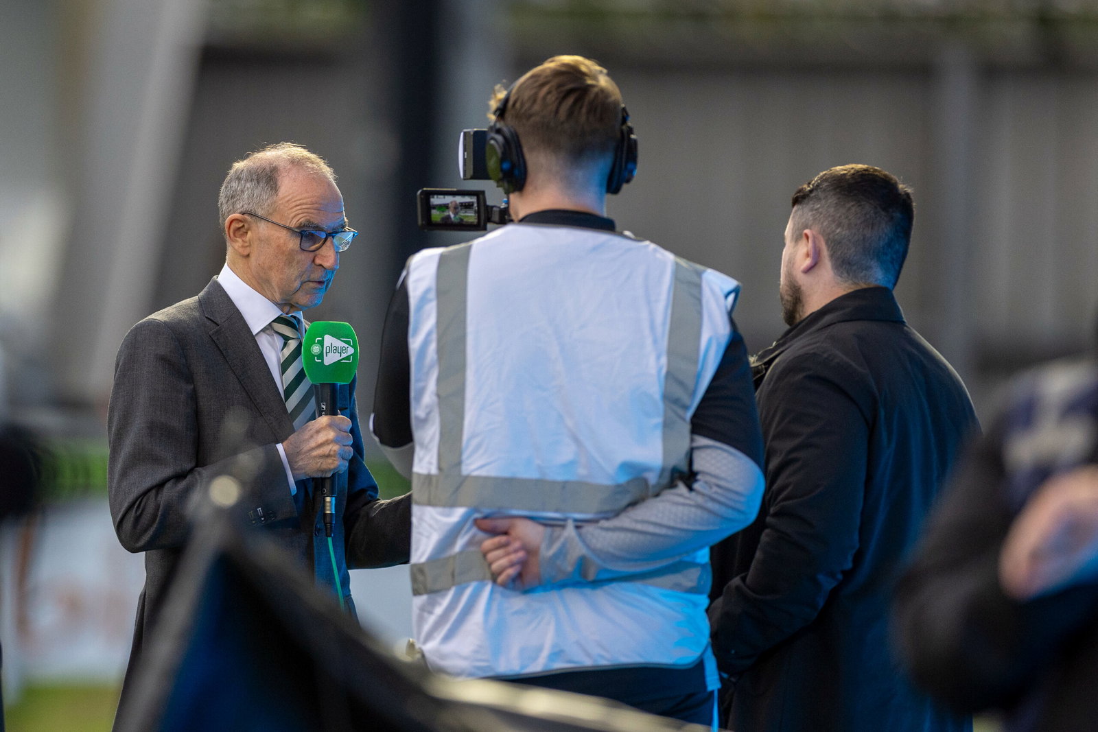 Martin O'Neill speaks to Celtic's in-house media team