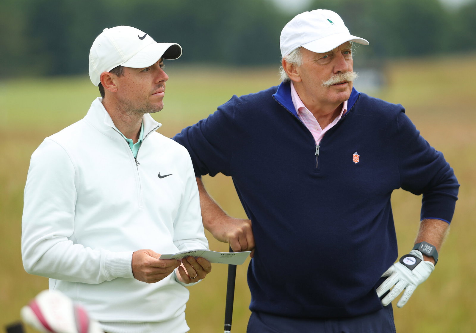 Rory McIlroy with Dermot Desmond