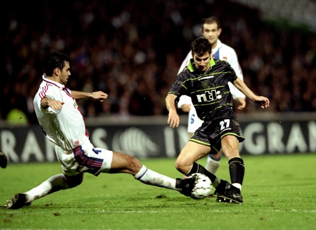 They played for Celtic – Mark Burchill Mark Burchill of Celtic shoots