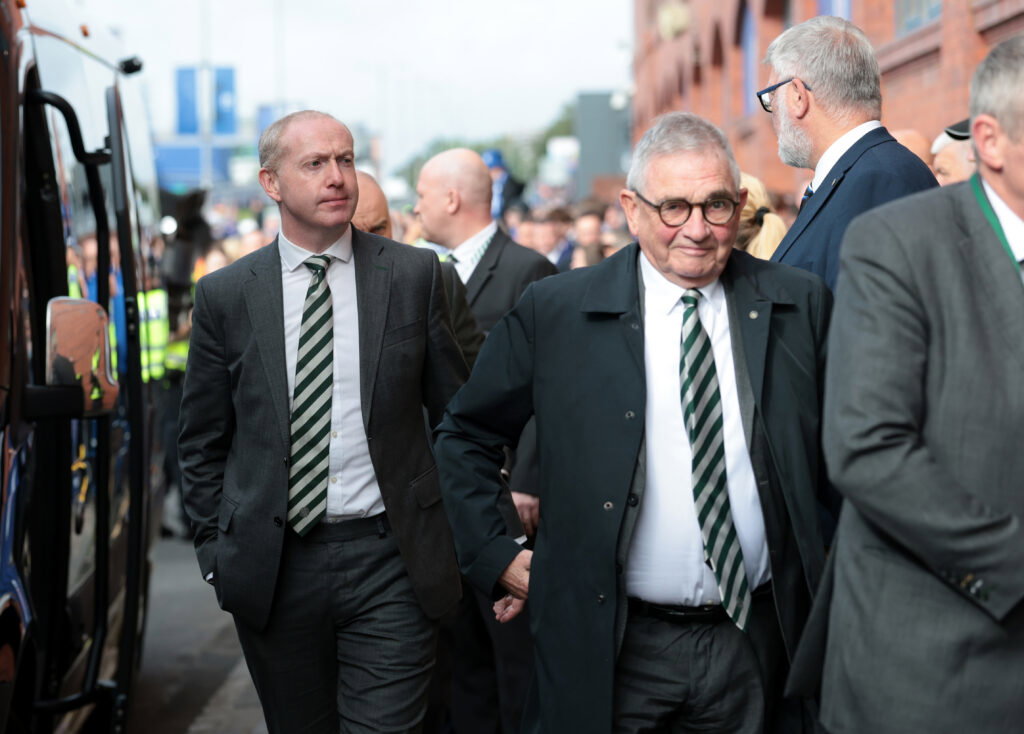 Brian Wilson confirms Celtic Board refresh to continue Michael Nicholson and Brian Wilson arrive at Ibrox